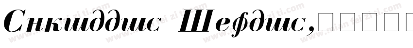 Cyrillic Italic字体转换